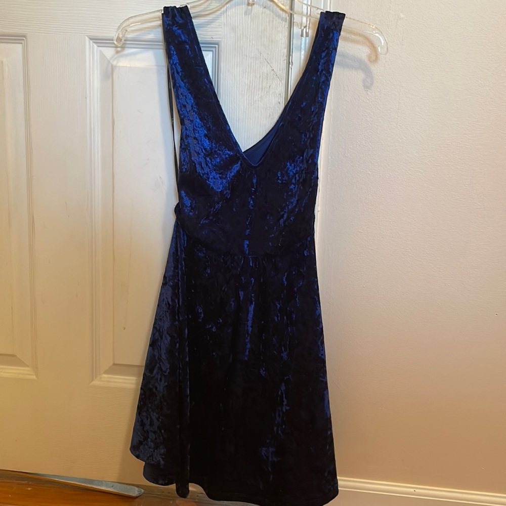 Navy blue dress